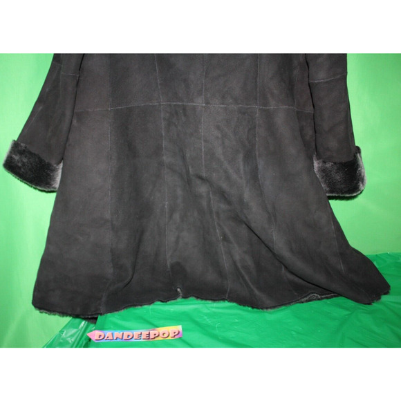 HSO Canada Saks Fur Salon Zzghetti Genuine Spanish Shearling Coat XS 41602062 - Picture 9 of 10